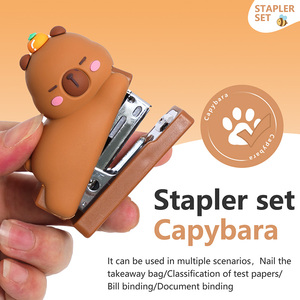 شبك كابيبارا figno.12 + شعيرات البول ، مجموعة أدوات مكتبية لطيفة للمكتب والدراسة - Product Image 3