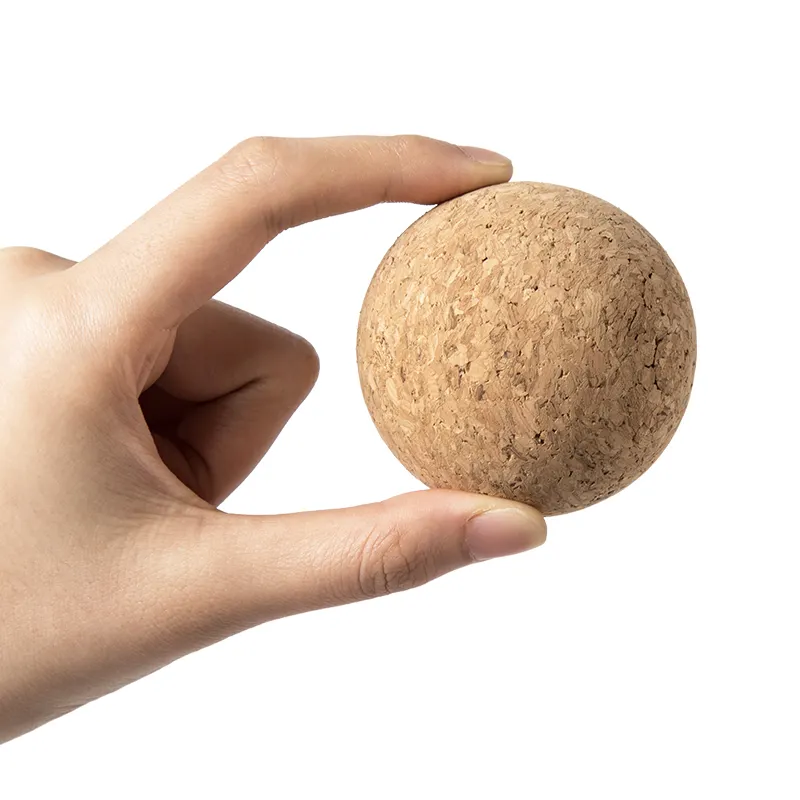 Shudge bola pijat gabus alami daur ulang organik bola kacang rileks otot terapi cetak kustom desain baru