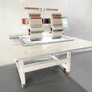 High Quality 2 Head Embroidery Machine 3D Automatic <strong>Computer</strong> Double Head Cap T-shirt Flat 3D Logo 15 Needle Embroidery Machine - Product Image 5