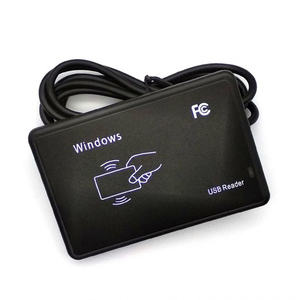 เครื่องอ่านสมาร์ทการ์ดตั้งโต๊ะแบบ RFID 13.56MHz 1K ISO14443A ระบบควบคุมการเข้าถึงพร้อมพอร์ต RS232 - Product Image 1