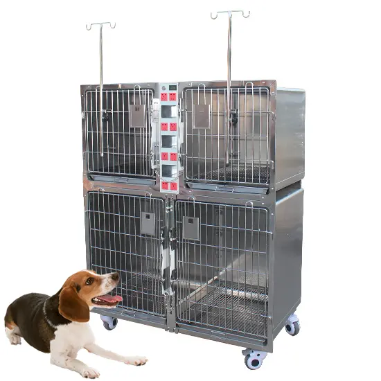 Vet clinic hot sales Chinese manufacturer wholesale 304 stainless steel pet cage