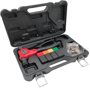 120PC mù đinh tán nặng 4 trong 1 Bộ súng đinh tán chuyên nghiệp tay duy nhất Hướng dẫn sử dụng đinh tán Súng kit công cụ đinh tán với 4 đầu đinh tán - Product Image 3