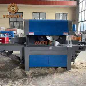 Wood Cutting Multi Blade Rip <strong>Saw</strong> Machine Round Log Rip <strong>Saw</strong> Machine - Product Image 2