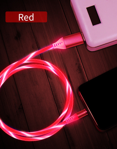 2023 heißes magnetisches telefonzubehör usb-ladekabel schnelle aufladung mikro fließendes zubehör led android-kabel kabel