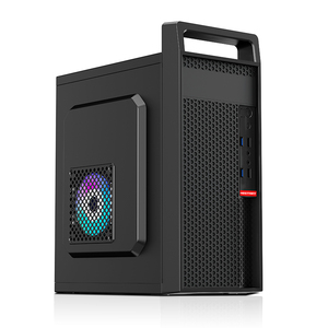 Più nuovo Cabinet per PC, custodia per Computer, per uso aziendale, Full Mesh, per ufficio, M-ATX ITX Computer Desktop, involucro con ventola di raffreddamento - Product Image 1