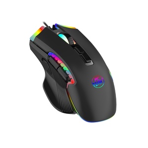 New Arrival Ergonomic <strong>Programable</strong> Right Hand Led Rgb Optical Gaming Customize Software Wired Cordless Mouse for Pc