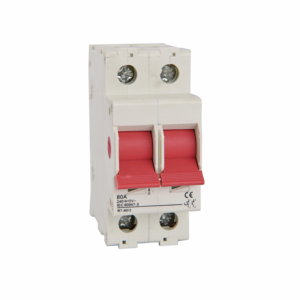 Disyuntor automático enchufable en blanco y negro, disyuntores en miniatura c60n 63a 80a 100a 1p 2p 3p - Product Image 5