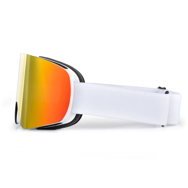 Lunettes MX anti-buée coupe-vent uv400 lunettes de moto avec lentille bleu rose rouge pour adulte
