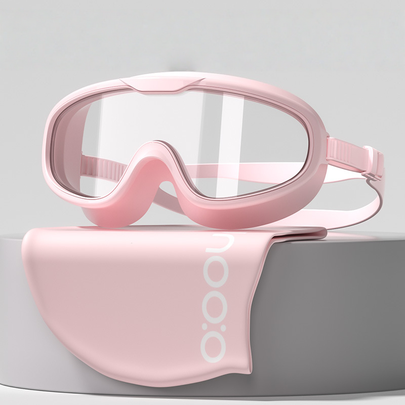 Set Cuffia e Occhialini da Nuoto Rosa