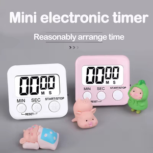 ミニLEDカウントダウン磁気デジタルタイマー電気キッチンデジタルタイマー