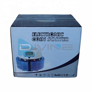 高品质黑色粗糙塑料硬币分拣机硬币柜台机迷你硬币柜台分拣 - Product Image 3