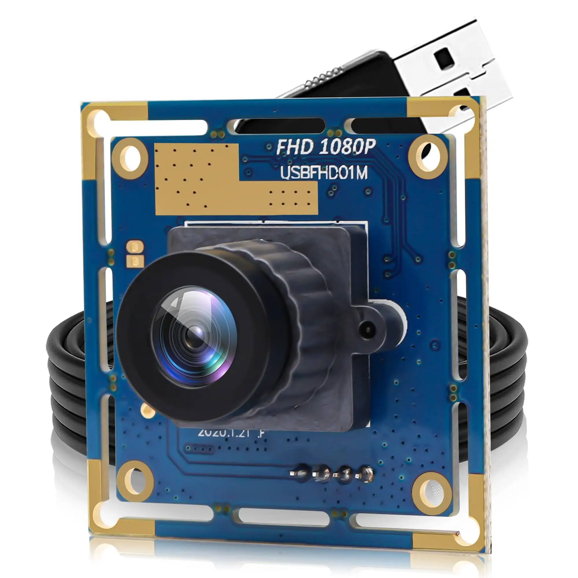 Модуль камеры ELP USB Высокоскоростной USB 2,0 1080P 30fps VGA 100fps веб-камера Бесплатный драйвер ПК камера для ноутбука