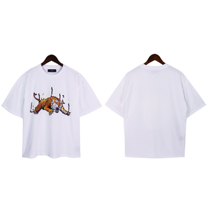 Toptan Ami Trendy T Shirt yüksek sokak T-Shirt pamuk tasarımcı marka 1:1 yaz Tee erkekler kadınlar için - Product Image 2