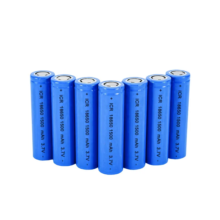 Công suất cao ICR 18650 3.7V 1500mAh Phosphate tế bào có thể sạc lại Nhà cung cấp pin Lithium ion để bán