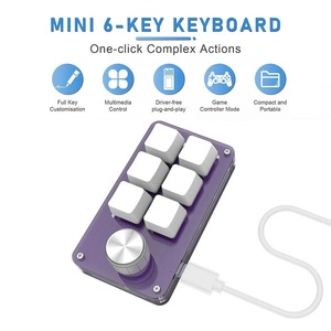 Type-C Mini <strong>Keyboard</strong> Programmable 6 <strong>Keys</strong> 1 Knob Programming Mechanical <strong>Keyboard</strong> Hot Swap Support for Windows - Product Image 6