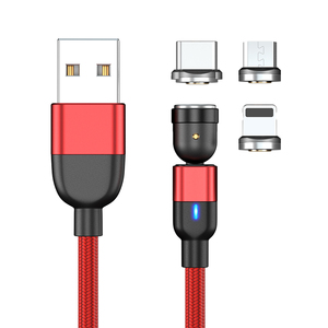 1m 2m Usb数据3A快速充电Usb至Type- C 8pin Micro 3合1电缆不同颜色电话充电器电缆 - Product Image 3