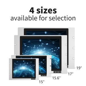Monitor industrial 13,3 15 15,6 17 19 pulgadas marco abierto integrado interferencia IP65 pantalla impermeable monitor de pantalla táctil - Product Image 5