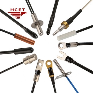 HCET NTC高精度定制探头形状10k 3435 100k 3950热敏电阻ntc温度传感器 - Product Image 1