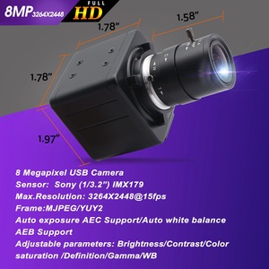 ELP Optical Zoom <strong>Camera</strong> USB2.0 Manual Adjust Varifocal IMX179 CMOS 8MP Video Conference Webcam PC <strong>Camera</strong> UVC for Video Teaching - Product Image 4