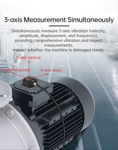 WitMotion WTVB01-485 IPX8 wasserdichter Vibrationssensor-Wandler, Modbus RTU 3-Achsen (XYZ) Vibrationsverschiebung+Geschwindigkeit+Amplititude - Product Image 5