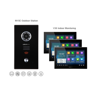 LEELEN Custom Made Linux <strong>System</strong> Ip Door Phone Access Control <strong>System</strong> Tcp / Ip Villa Video Audio <strong>Intercom</strong> <strong>System</strong> - Product Image 1