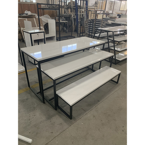 High-end Retail Cloth Shop <strong>Counter</strong> <strong>Table</strong> Design Wood Clothing Retail <strong>Display</strong> <strong>Table</strong> - Product Image 2