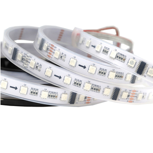 แอดเดรสDMX 512 5050แถบLED RGB LED 300 LEDต่อม้วน3ปีรับประกัน14.4W 24VDC DMX 512 Built-In IC 5050แถบLED RGB LED - Product Image 1