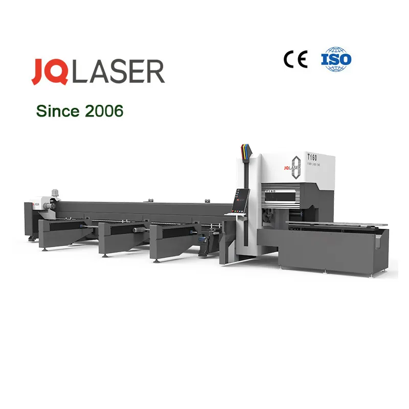 2000W 3000W Profile And Pipe Laser Cut Vertical Three Chucks Bevel Tube Laser Cutting Machine