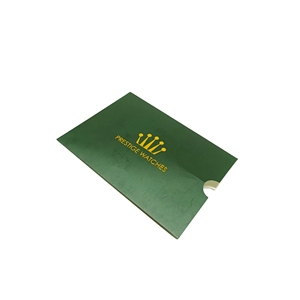 Recycelte benutzer definierte quadratische kleine Premium grüne Umschlag Einladung umschlag mit Knopf Schnur verschluss - Product Image 3