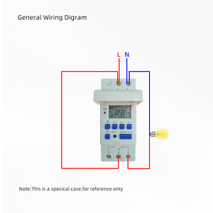 CSQ elettronico settimanale 7 giorni programmabile interruttore orario digitale relè controllo Timer AC 220V 230V 16A montaggio su guida Din - Product Image 5