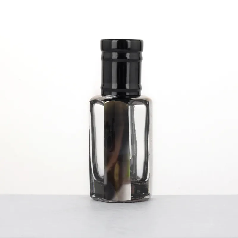フレグランス用の豪華なSliveryEmpty 10mlの豪華なAttar香水オイルボトル