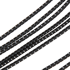Cuerda de goma cordón elástico cordón tope cordón cierre final cuerda elástica ajustable cordón personalizado cerraduras alternar cordón elástico - Product Image 6