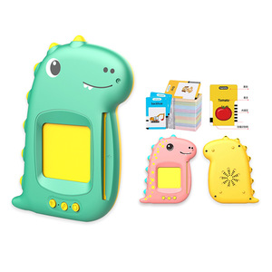 Early Education Plug-in-Karte Sprach lernmaschine Zweisprachige Karte Flash-Karte für Kinder Batterie Unisex Animal ABS Musical - Product Image 2