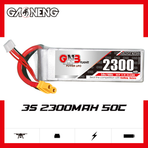 GAONENG GNB 2300MAh 3S 11.1V 50C 100C XT60 Air Wing RC LiPo แบตเตอรี่ Brushless Drone เครื่องบิน Valiant Parkzone E4F Wildcat 3D - Product Image 2