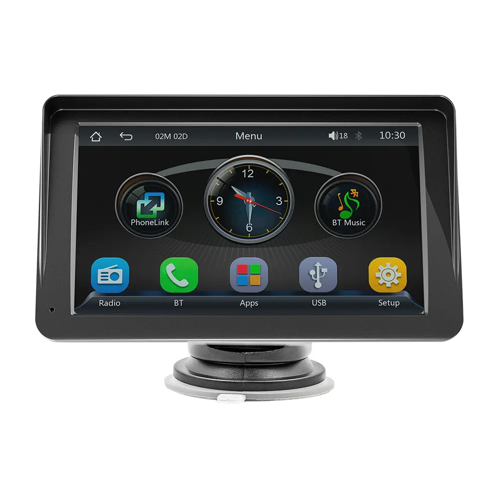 7 אינץ מגע לרכב מסך נייד אלחוטי עבור אפל CarPlay Tablet אנדרואיד רדיו מולטימדיה Bluetooth ניווט סטריאו לינוקס