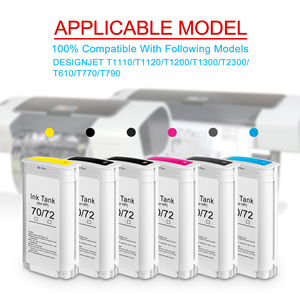 MWEI 72 70 mürekkep kartuşları kartuş tam Pigment mürekkep ile HP Designjet Z2100 Z3100 Z3200 Z5200 Z5400 yazıcı - Product Image 2