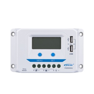 EPever pwm 20 A 12 V 24 V DC mit USB-LCD-Anzeige mit Doppel erkennung PV 50 V VS-AU Serie PWM-Solarladeregler - Product Image 3