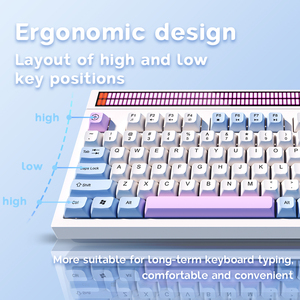 Hot RGB Backlit 94 Keys Triple Mode Wired Professional Gaming Keyboard and <strong>Mouse</strong> <strong>Combo</strong> - Product Image 3
