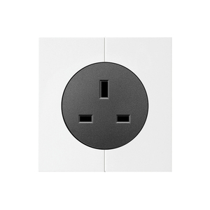 玻璃铝合金电气13a开关插座2组2 Usb双英国墙壁插座，带Usb C型 - Product Image 3
