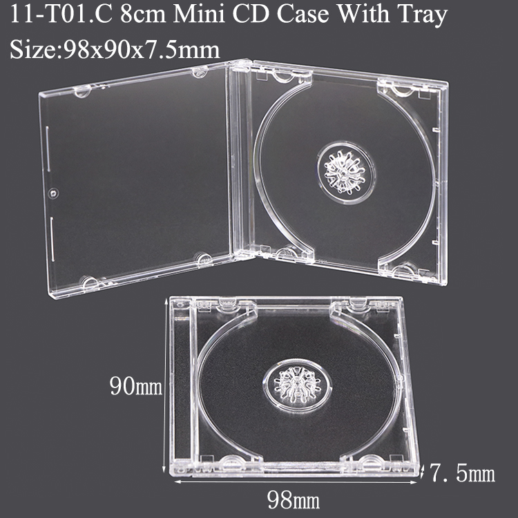 T01 7.5mm Mini CD Case Clear