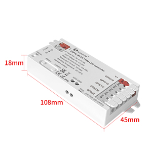 Controlador de tira LED Gledopto ESP32 WLED 12V-24V PWM Dimmer para asistente doméstico que funciona con sistemas domésticos inteligentes - Product Image 2