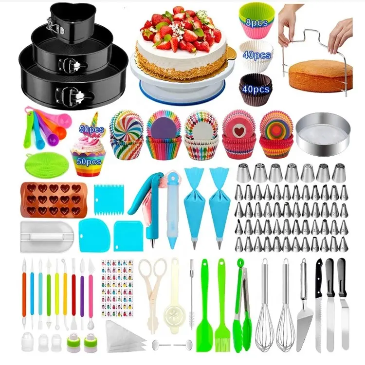 Skytop-suministros de decoración de pasteles, herramientas para manga pastelera, embalaje para pasteles con caja