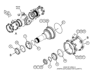 Nón mang 5p-0505 5p0505 phù hợp với Sâu <span class=keywords><strong>B</strong></span>ướm 773e mỏ xe tải - Product Image 6