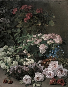 Painting by Numbers for <strong>Monet</strong> 's Spring Flower World Famous Painting Retro Nostalgic Background Wall Modern Decorative - Product Image 1