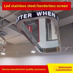 Ultra dünne voll farbige 4G Wifi Wireless Control Indoor P2.5 Werbung LED-Bildschirm Programmier bares Scrolling P2.5 LED-Zeichen anzeige - Product Image 4