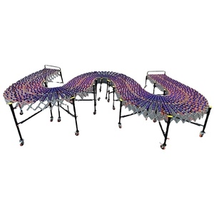 Gravity Portable Roller <strong>Conveyor</strong> Customized Retractable Flexible Roller <strong>Conveyor</strong> for Warehouse Food <strong>Unloading</strong> and <strong>Loading</strong> - Product Image 3