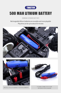 ฟาร์มสัตว์เล่นชุด6ช่อง2.4กรัม1:24เกษตรกรรถชาวไร่รถแทรกเตอร์รุ่น Rc ของเล่น2023 - Product Image 5
