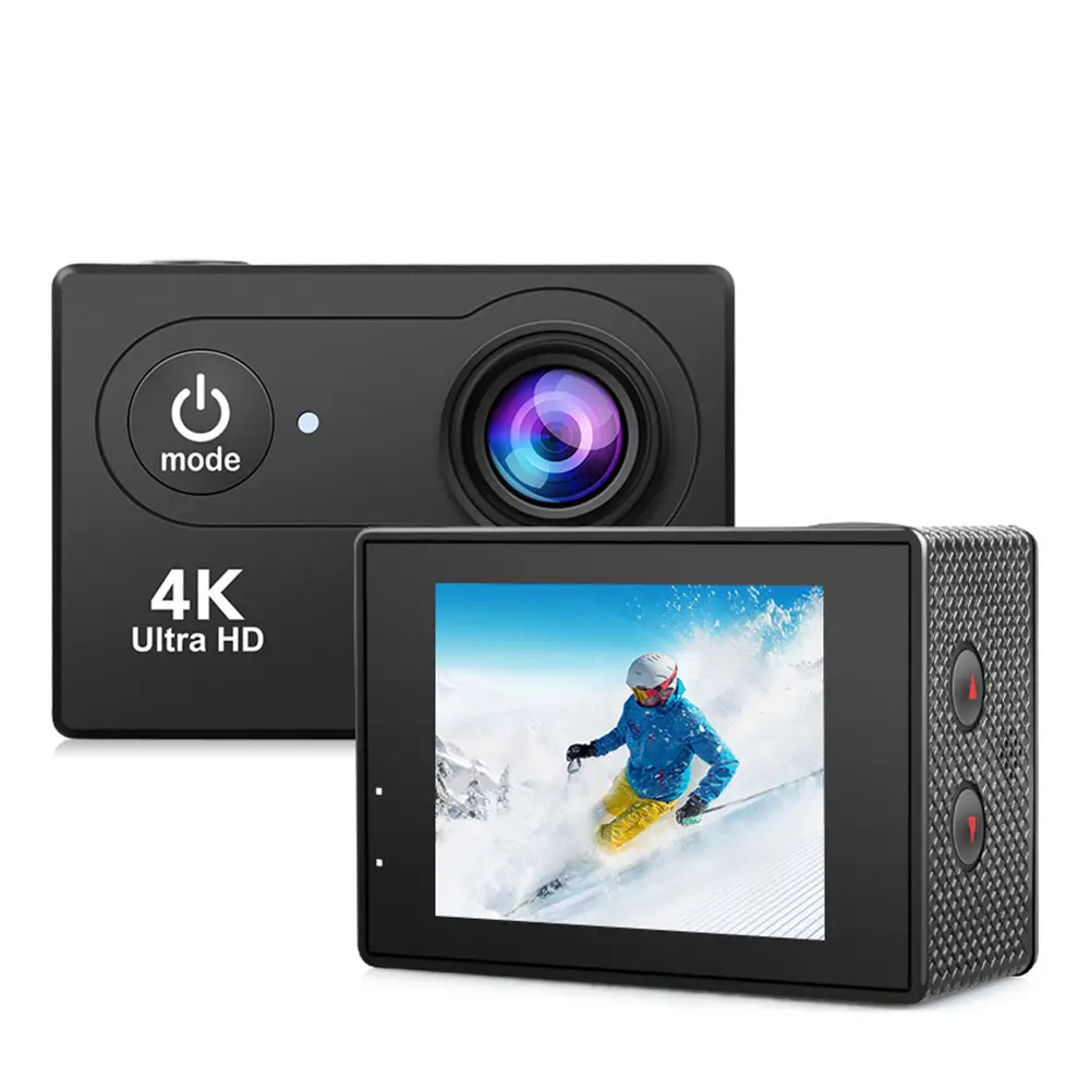 사다 Yi 2K 스포츠 액션 카메라 여기 Akaso 액션 카메라 스포츠 액션 방수 카메라 Dv Hd 1080P 4K 헬멧