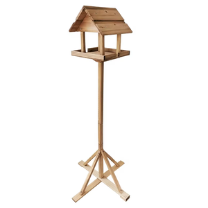 Đơn Lập Bằng Gỗ Dọc <span class=keywords><strong>Bird</strong></span> Trung Chuyển Chim Cho Ăn Bảng Trạm Gỗ Tự Nhiên Nhà Cho Vườn - Product Image 1