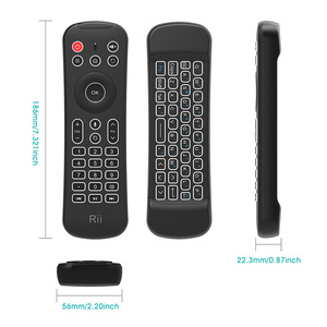 DB Rii MX6 2.4G Mini <strong>Wireless</strong> Mechanical <strong>Keyboard</strong> Remote Control for <strong>Computer</strong> Android Set Top Box <strong>Multiple</strong> Russian Japanese UK) - Product Image 2